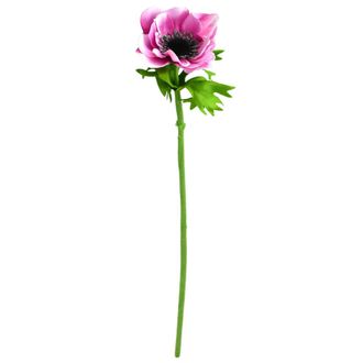 OEM Tallos De An&eacute;mona Artificial Homeford, 42 Cm, Color Lavanda