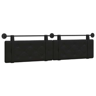 vidaXL Cabecero Colgante Negro Cuero Sint&eacute;tico Vidaxl