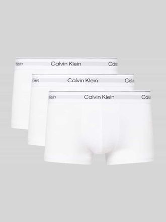 Calvin Klein Underwear Trunks mit elastischem Label-Bund im 3er-Pack in Weiss, Größe XXL