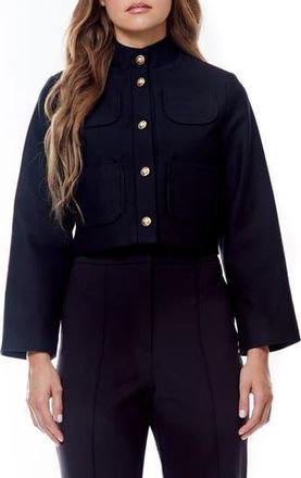 By Design Paris Ponte Jacket in Black at Nordstrom Rack, Size X-Large