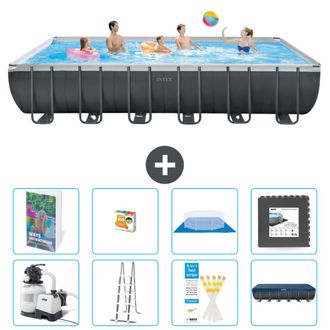 Intex Piscina Ultra Xtr Rectangular - 732x366x132 Cm - 9-piezas S525
