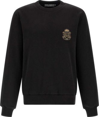 Dolce & Gabbana Heraldic Patch Sweatshirt