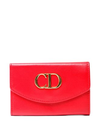 Dior 2000s CD key case - women - Calf Leather - One Size - Red