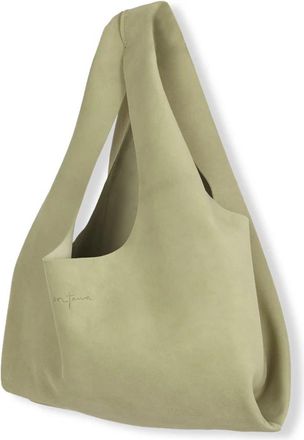 Cortana Kleine XS Shopper Tas - Dames - Handtassen - Groen - ONE Size - Su&egrave;de - Tassen