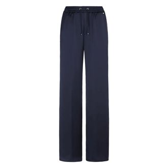 Herno Blauwe Stijlvolle Broek - Dames - Broeken - Blauw - Maat: M