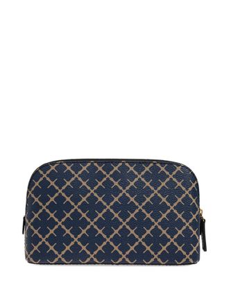 By Malene Birger patterned zip-closure make up bag - Blauw