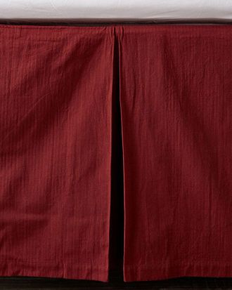 Coyuchi Baby Seersucker Crib Skirt