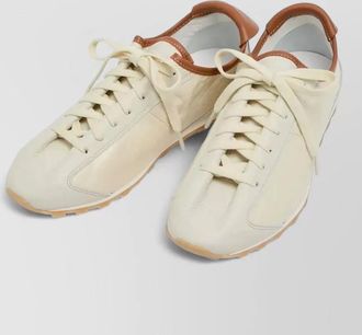 Jacquemus tennis sneakers low top contrasting trim