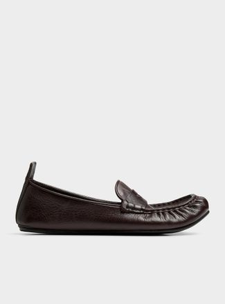 Acne Studios Womens Supple leather loafers