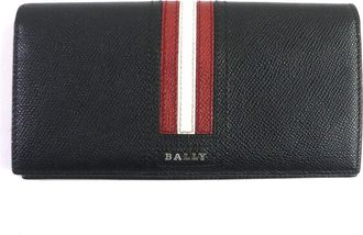 Bally Taliro Leather Long Wallet (Bi-Fold) (Pre-Owned)