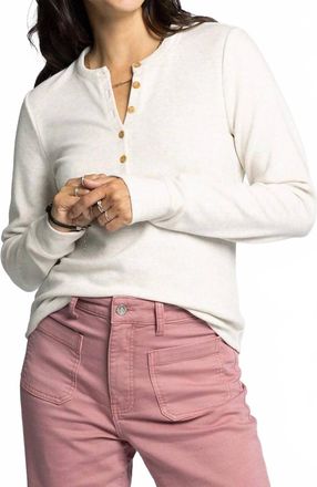 Thread & Supply Aeris Long Sleeve Top In Ivory