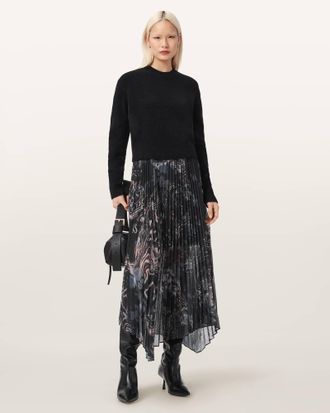 AllSaints Donatella 2-in-1 Dress