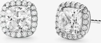 Michael Kors Precious Metal-Plated Sterling Silver Pav&eacute; Stud Earrings