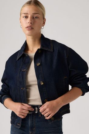 Levi's Charli Western Utility Jacket - Mujer - L - Lavado oscuro / Early Signs