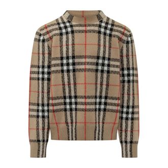 Burberry Trui met coltrui - Heren - Truien - Beige - Maat: M