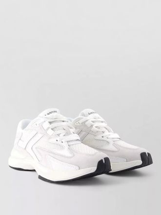 Lanvin jla sneakers mesh panels rubber sole