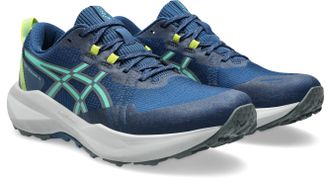 Asics Trailrunningschuh ASICS GEL-VENTURE 11, Herren, Gr. 42,5, twilight blau, aurora gr&uuml;n, Synthetik, Schuhe Trailrunningschuh