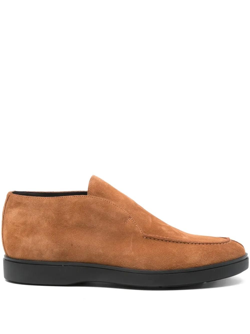Ortigni Brown Leather Moccasin - NWT Monterey Braid Bit Men main image 4
