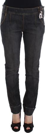 Ermanno Scervino Cotton Slim Fit blue Womens Jeans
