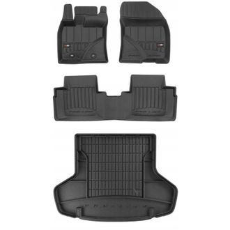 OEM Set Alfombrillas De Goma 3d Toyota Avensis 3 Kombi De 2009-2018 Zw