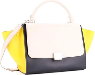 Celine Tricolor Trapeze Bag Leather Small satchel - Veelkleurig