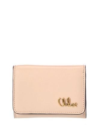 Chloé Iconic Mini Leather Trifold Wallet