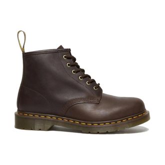 Dr. Martens Lace-up Boots, male, Brown, Size: 10 US Dark Brown Crazy Horse Style 101