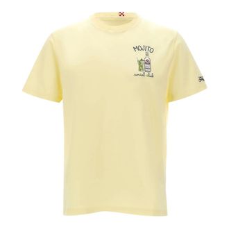 MC2 Saint Barth T-Shirts, male, Yellow, Size: XL Portofino T-Shirt
