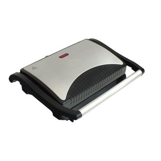 Quest 2 Slice Compact Press And Grill - Silver | TJ Hughes