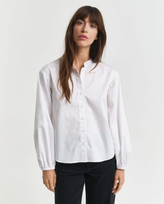 GANT Women Cotton Blouse (34) WHITE
