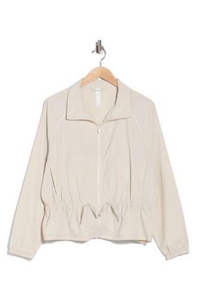 Zella Breakaway Crinkled Jacket in Grey Moonbeam at Nordstrom Rack, Size X-Small