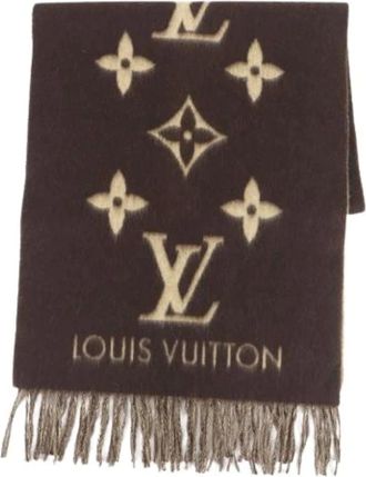 Louis Vuitton Pre-owned Scarves, female, Brown, Size: ONE SIZE Pre-owned Stole