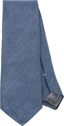 Canali Cravatta con fiammatura - Blu