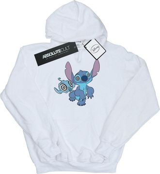 Disney Heren Lilo en Stitch Hypnotized Hoodie (Wit)