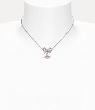 Vivienne Westwood Octavie Choker Platinum-pink-pink-cz Platinum-pink-pink-cz Women
