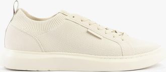 Tommy Hilfiger Mono-sock Knit Mens Trainers Alabaster - White - Size UK 10.5