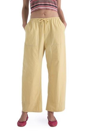 Pistola Denim Theo Cotton Drawstring Pants in Light Tumeric at Nordstrom, Size X-Large