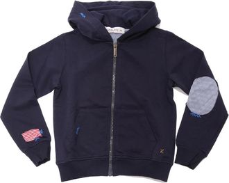 Manuel Ritz Kids Sweatshirts, male, Blue, 6 Y, Mr0324 Felpa Cappuccio