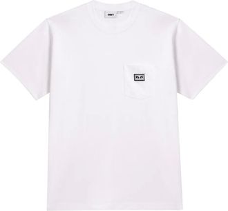 Obey pocket-detail T-shirt - men - Cotton - L - White