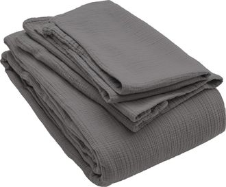 Schubiger M&ouml;bel Bettw&auml;sche Jula Anthrazit