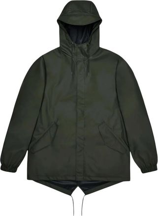 Rains Fishtail Jacket - Heren - Regenjassen - Groen - M - Polyester - Jassen