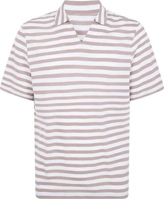 Majestic Stripes Polo Shirt