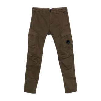 C.P. Company Slim-fit Trousers, male, Brown, Size: 4XL Stylish Trousers