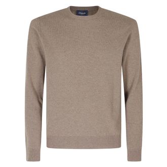 Drumohr Maglione Girocollo - - Knitwear - Uomo - Marrone - XL