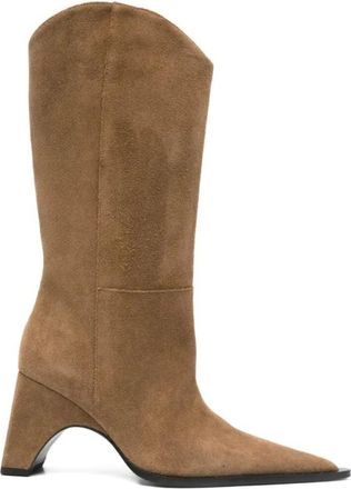 Coperni Cowboy Bridge Boot - Dames - Cowboylaarzen - Bruin - 41 EU - Leer - Schoenen
