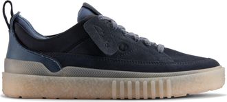 Clarks Somerset Lace Suede Shoes In Navy Standard Fit Size 8.5