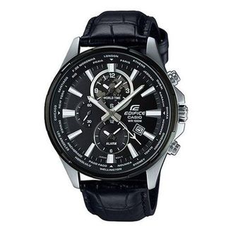 Casio Quartz Waterproof EDIFICE Sapphire Crystal Solar Powered Mens Black Analog EFR-304BL-1AVUPF