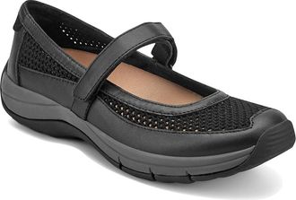 Easy Spirit Briana Womens Dress Flat Shoes Black : 6.5 M (B), Faux Leather/Textile