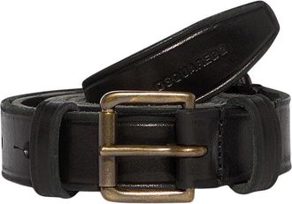 Dsquared2 Dark Brown Solid Casual Belt