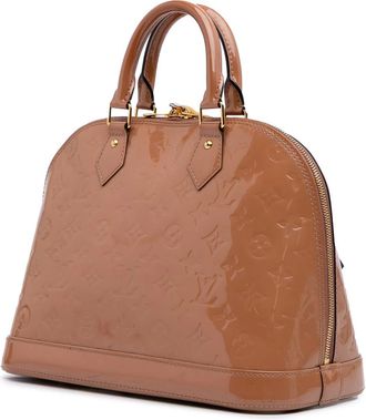 Louis Vuitton Crossbody Bags - 2012 Monogram Vernis Alma PM - Gr. unisize - in Braun - für Damen